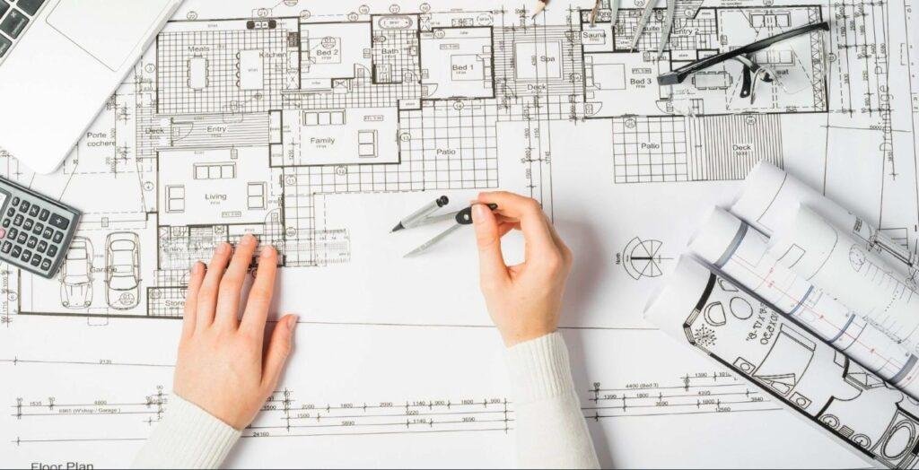 مكتب تصميم معماري لأفضل تصميم هندسي لقطعة أرضك - رسمات