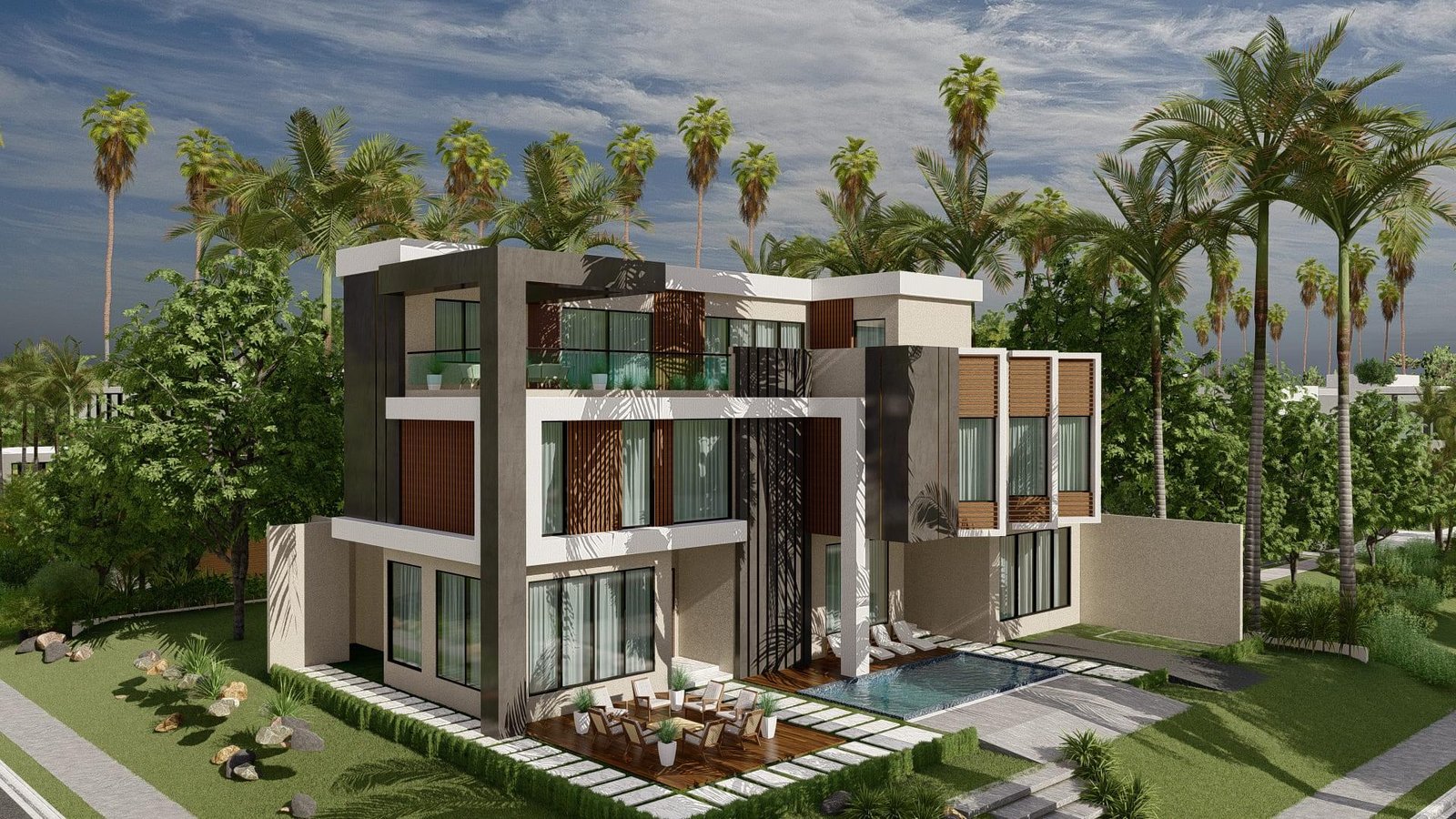 أفضل مكتب هندسي في الدمام لتصميم الواجهات المودرن والكلاسيك