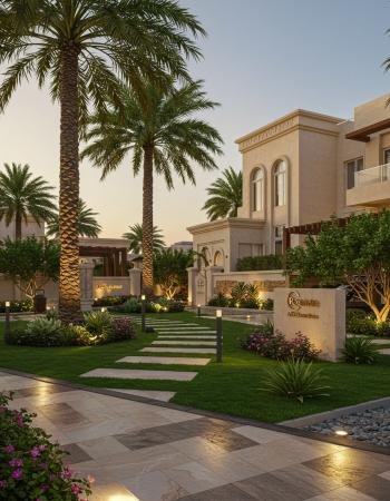 تصميم الموقع العام والحدائق